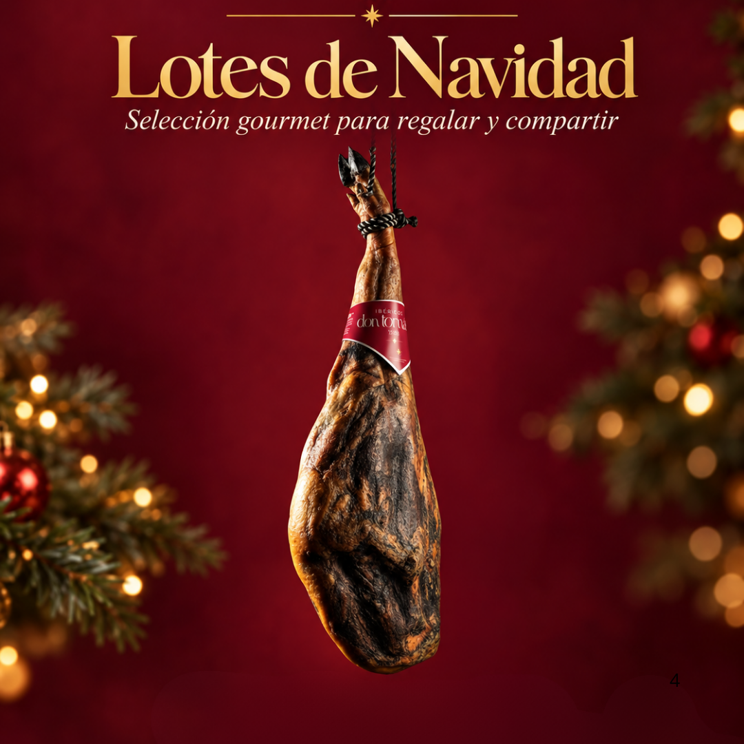 Jamón o paleta ibérica para Navidad - Ibéricos Don Tomás